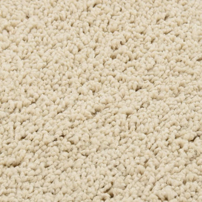 Shaggy Rug Cream 160x230 cm Anti Slip