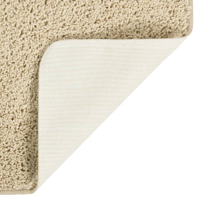 Shaggy Rug Cream 200x290 cm Anti Slip