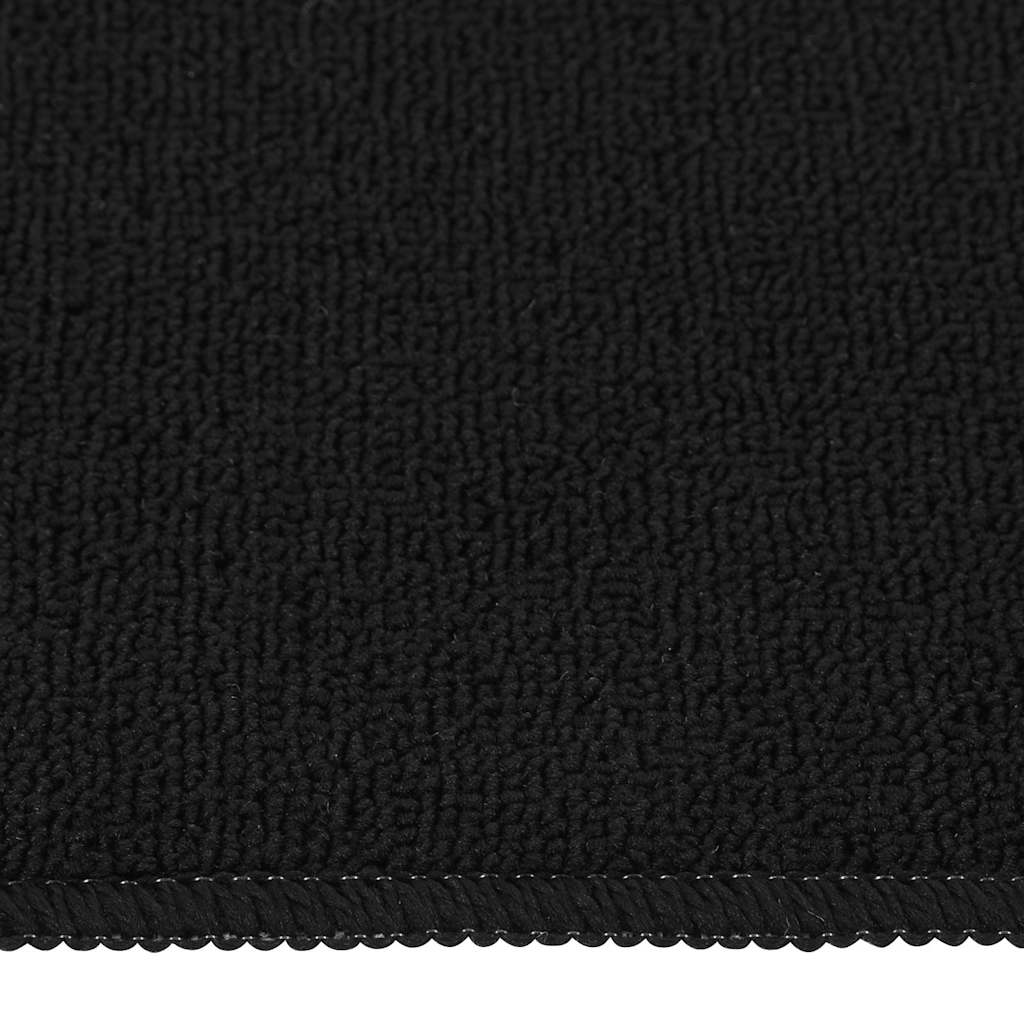 Anti Slip Stair Mats 15 pcs 60x25 cm Black Rectangular