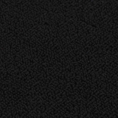 Stair Mat | Set of 15 | Black | Polypropylene | 60x25 cm | Stair Mat