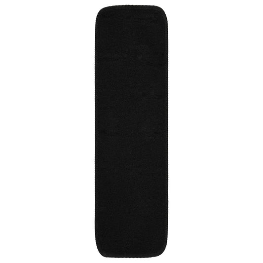 Anti Slip Stair Mats 15 pcs 75x20 cm Black Rectangular