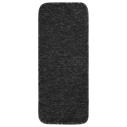 Anti Slip Stair Mats 15 pcs 60x25 cm Anthracite Rectangular