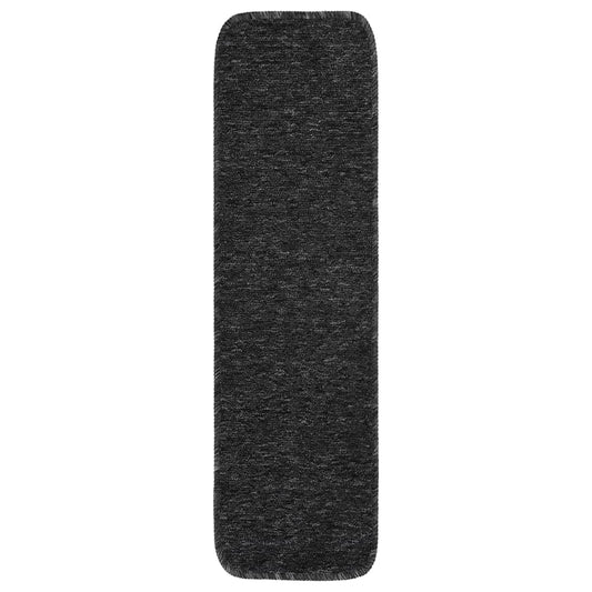 Anti Slip Stair Mats 15 pcs 75x20 cm Anthracite Rectangular