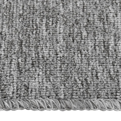 Anti Slip Stair Mats 15 pcs 75x20 cm Grey Rectangular