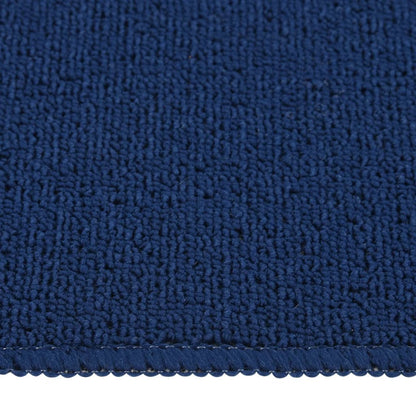 Anti Slip Stair Mats 15 pcs 75x20 cm Navy Blue Rectangular