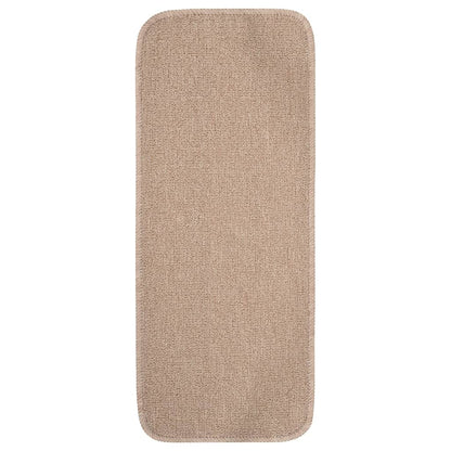 Stair Mat | Set of 15 | Beige | 100% Polypropylene | 60x25 cm | Stair Mat