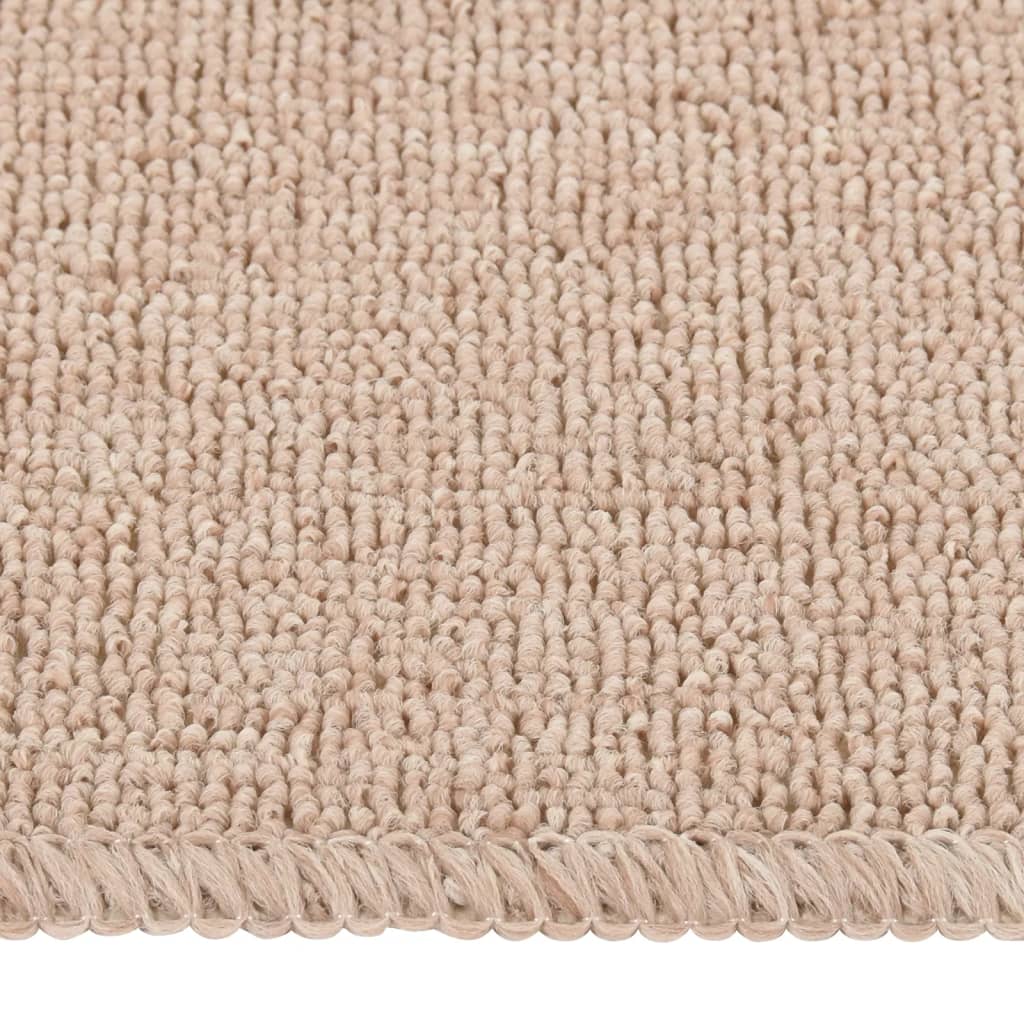 Stair Mat | Set of 15 | Beige | 100% Polypropylene | 60x25 cm | Stair Mat