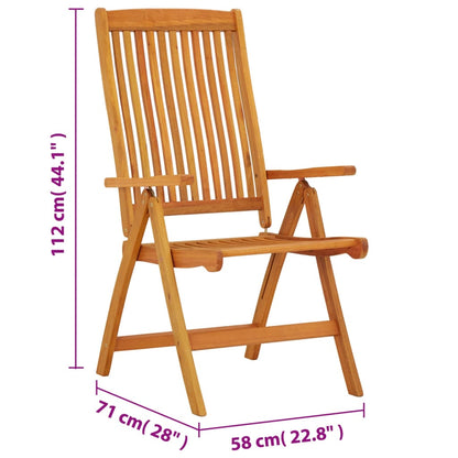 Garden Chair | Set of 2 | Natural Eucalyptus