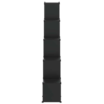 Storage Cube Organiser with 15 Cubes Black PP