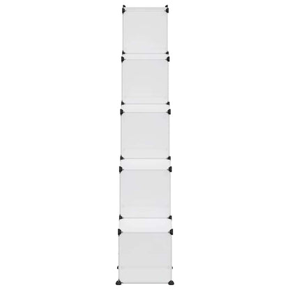 Storage Cube Organiser with 15 Cubes Transparent PP