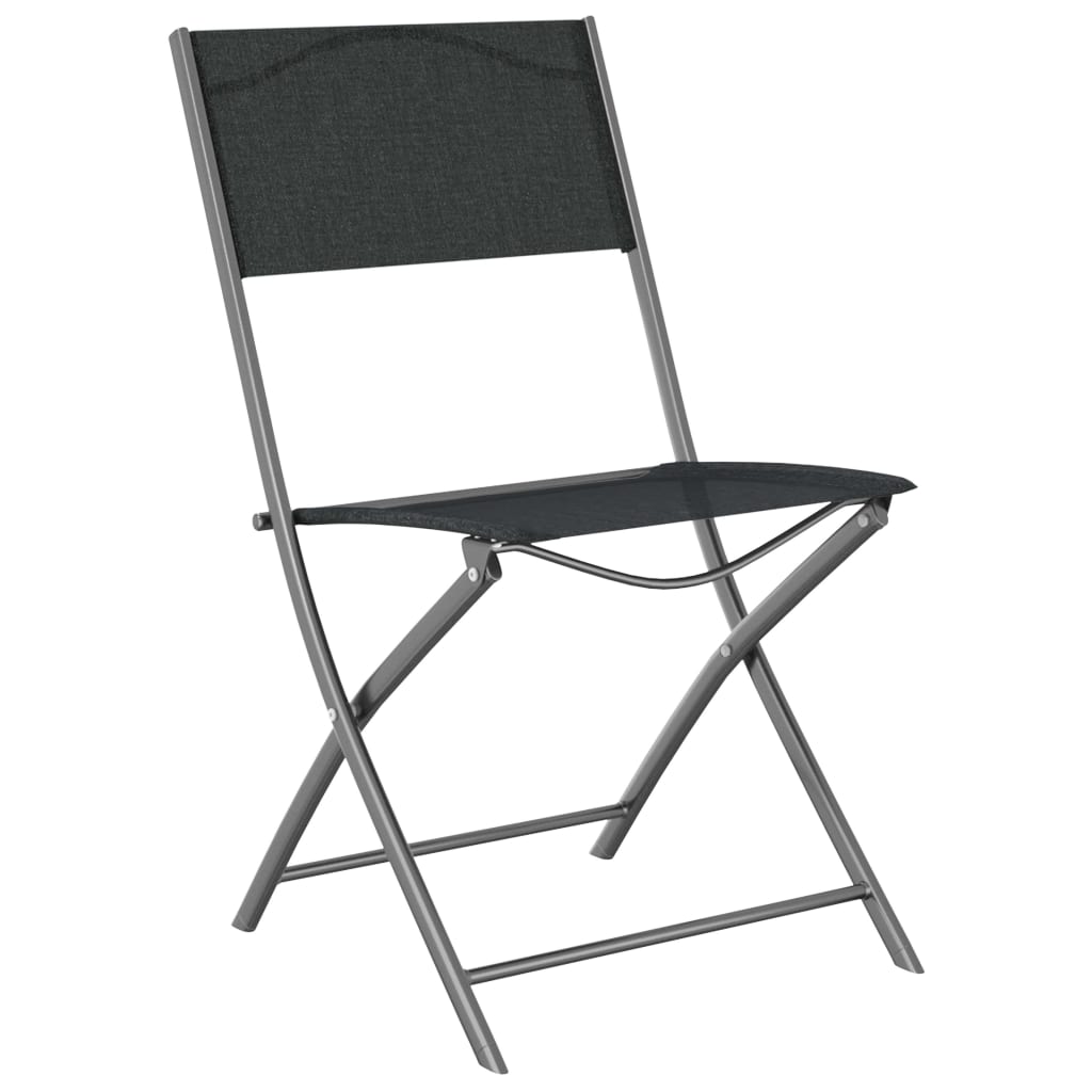 Folding Outdoor Chair | Set of 2 | Black