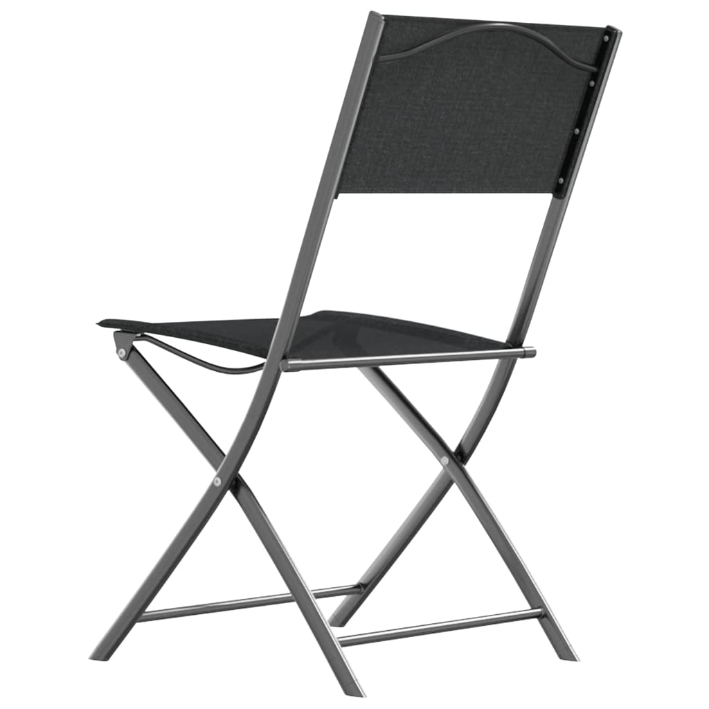 Folding Outdoor Chair | Set of 2 | Black