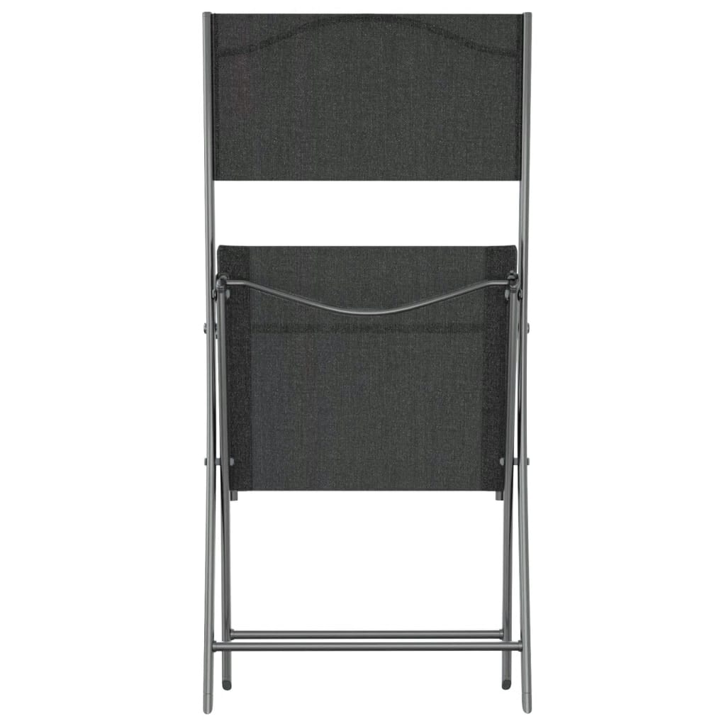 Folding Outdoor Chair | Set of 2 | Black