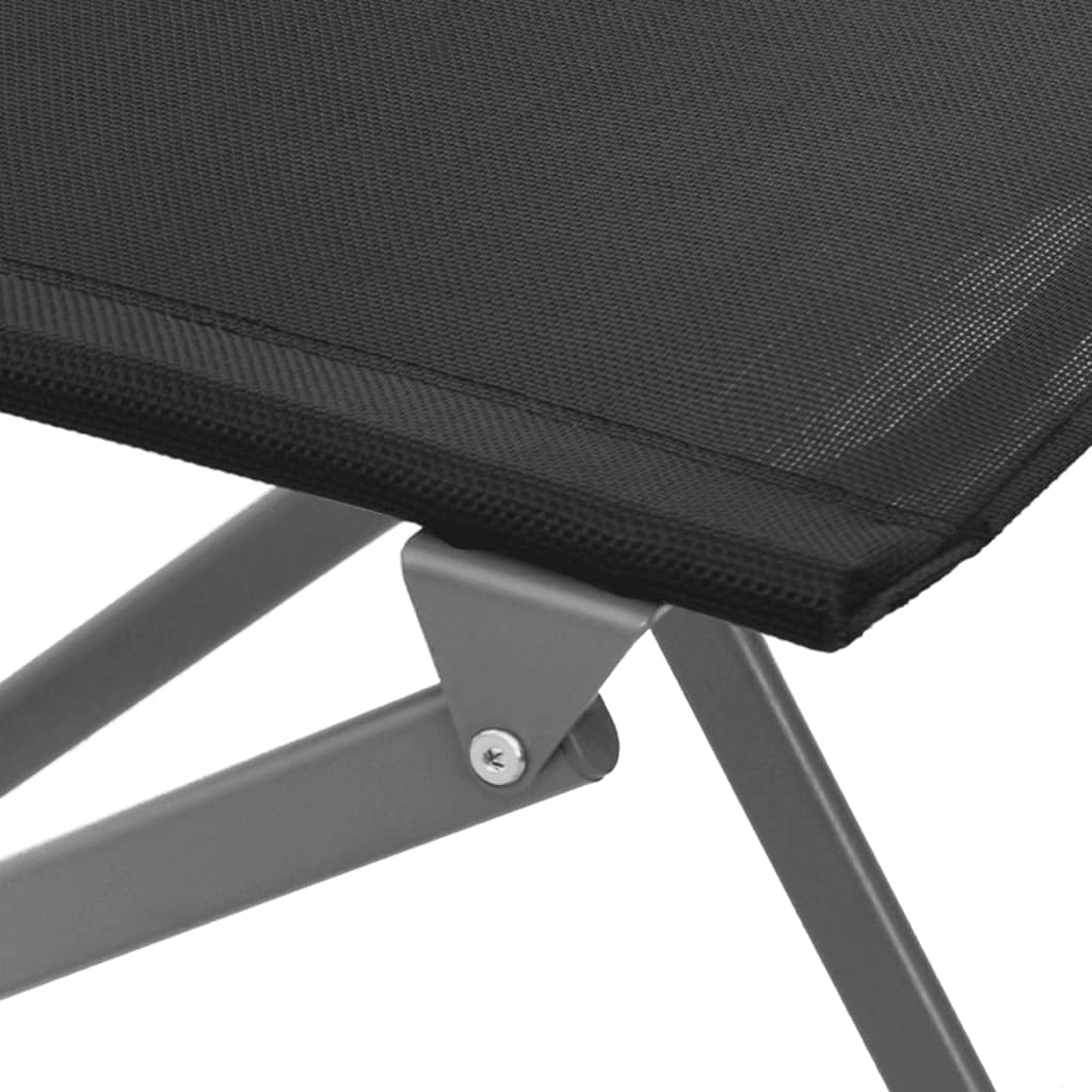 Folding Outdoor Chair | Set of 2 | Black