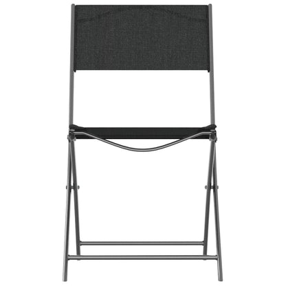 Folding Outdoor Chair | Set of 4 | Black