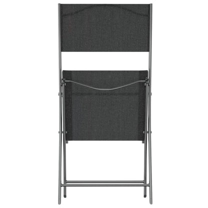 Folding Outdoor Chair | Set of 4 | Black