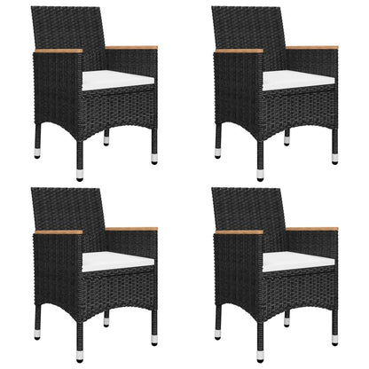 Garden Dining Set | Black, Cream White