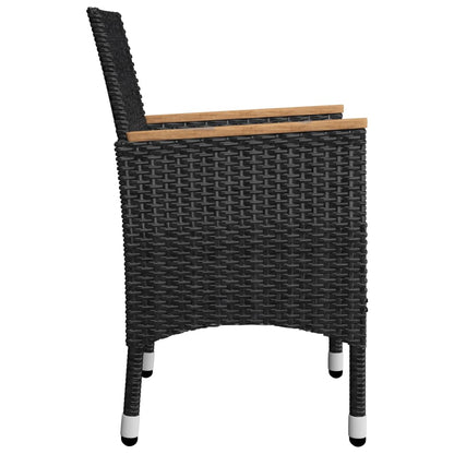 Garden Dining Set | Black, Cream White