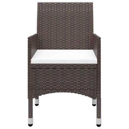 Garden Dining Set | Brown