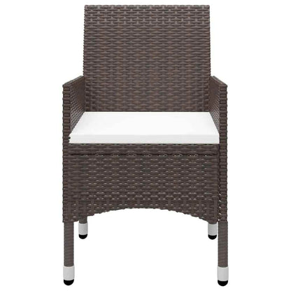 Garden Dining Set | Brown