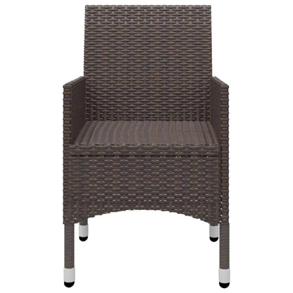 Garden Dining Set | Brown