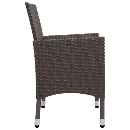 Garden Dining Set | Brown