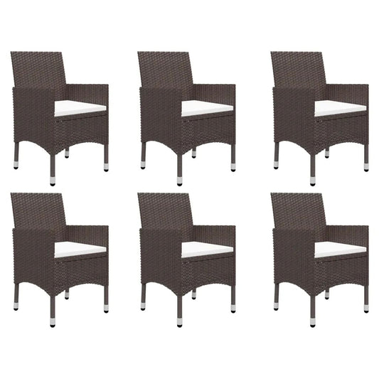 Garden Dining Set | Brown | Solid acacia wood | Large | Ergonomic
