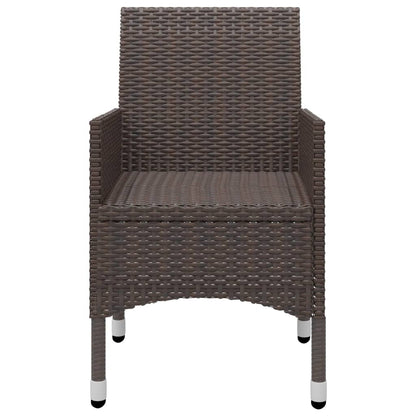Garden Dining Set | Brown | Solid acacia wood | Large | Ergonomic