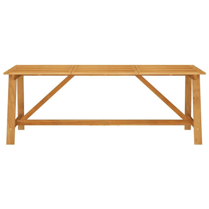 Garden Dining Set | Brown | Solid acacia wood | Large | Ergonomic