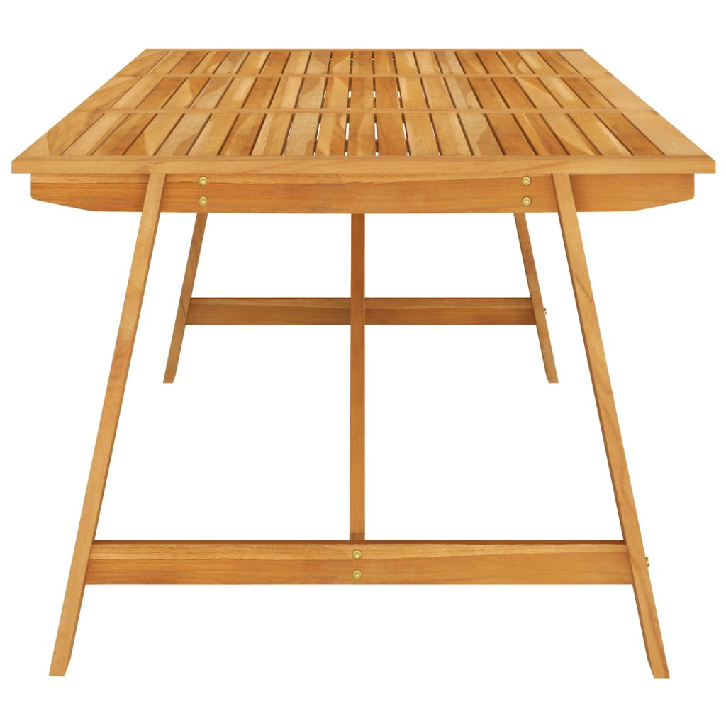Garden Dining Set | Brown | Solid acacia wood | Large | Ergonomic