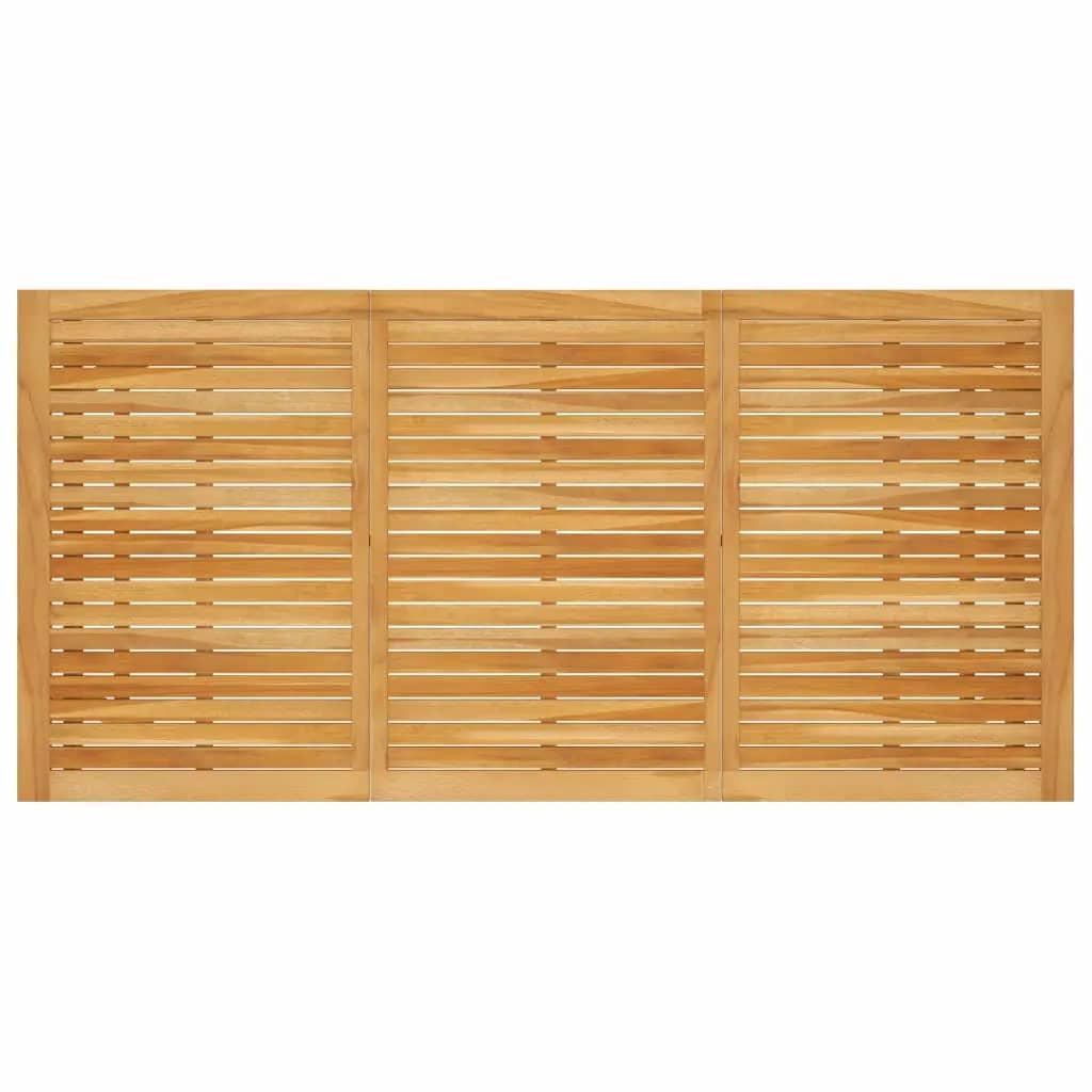 Garden Dining Set | Brown | Solid acacia wood | Large | Ergonomic