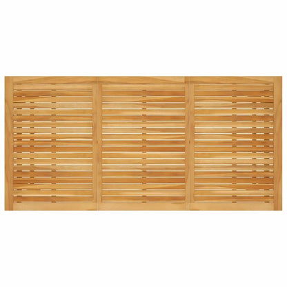 Garden Dining Set | Brown | Solid acacia wood | Large | Ergonomic