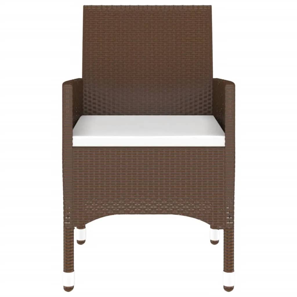 Garden Bistro Set | Brown,Cream White