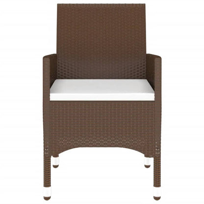 Garden Bistro Set | Brown,Cream White