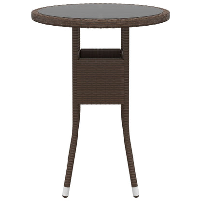 Garden Bistro Set | Brown,Cream White