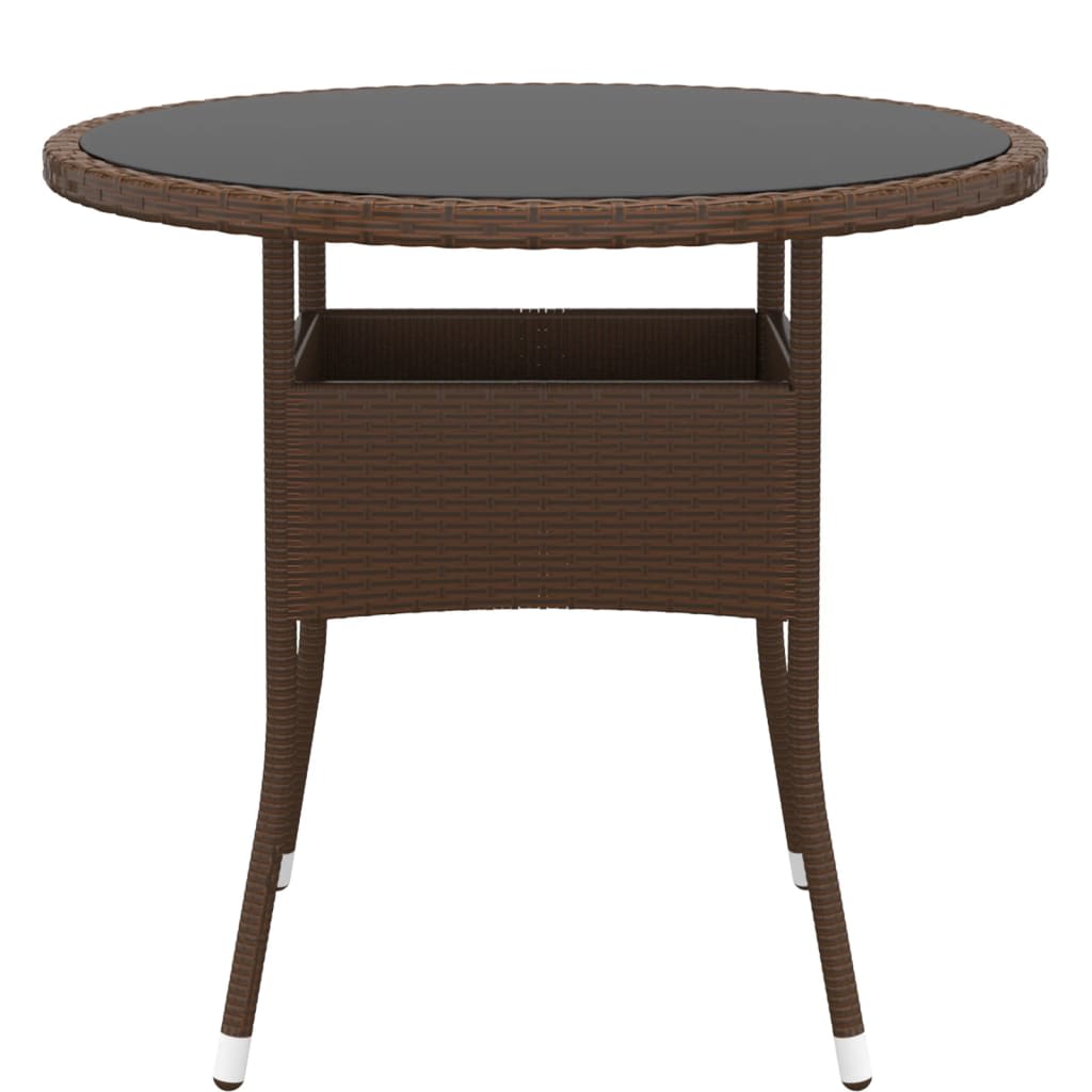 Garden Bistro Set | Brown | Poly rattan | Standard |  Removable Covers