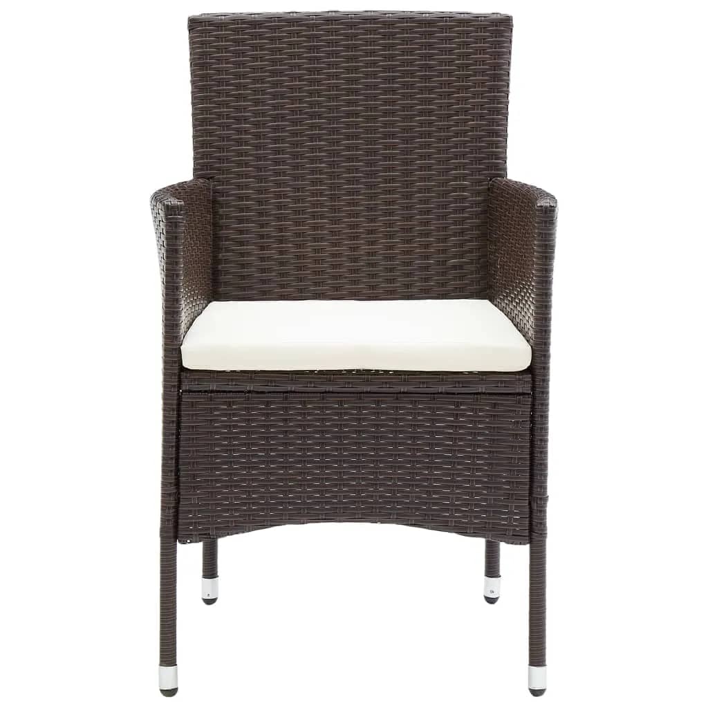 Garden Dining Set | Brown
