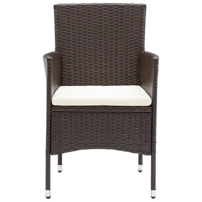 Garden Dining Set | Brown