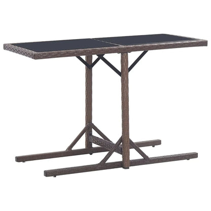 Garden Dining Set | Brown