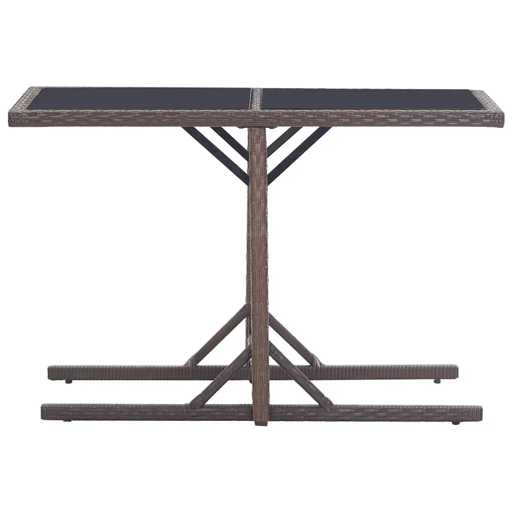 Garden Dining Set | Brown