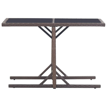 Garden Dining Set | Brown
