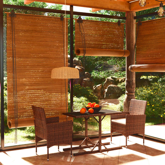 Garden Dining Set | Brown