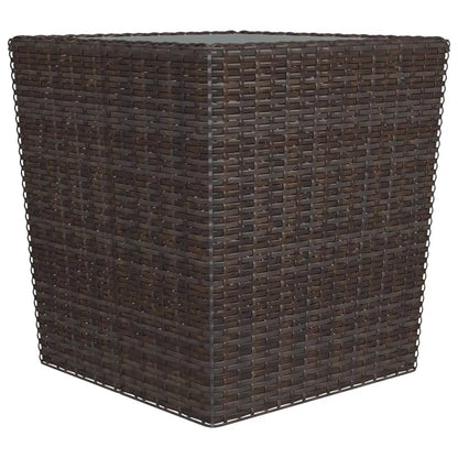 Garden Bistro Set | Brown, Cream White