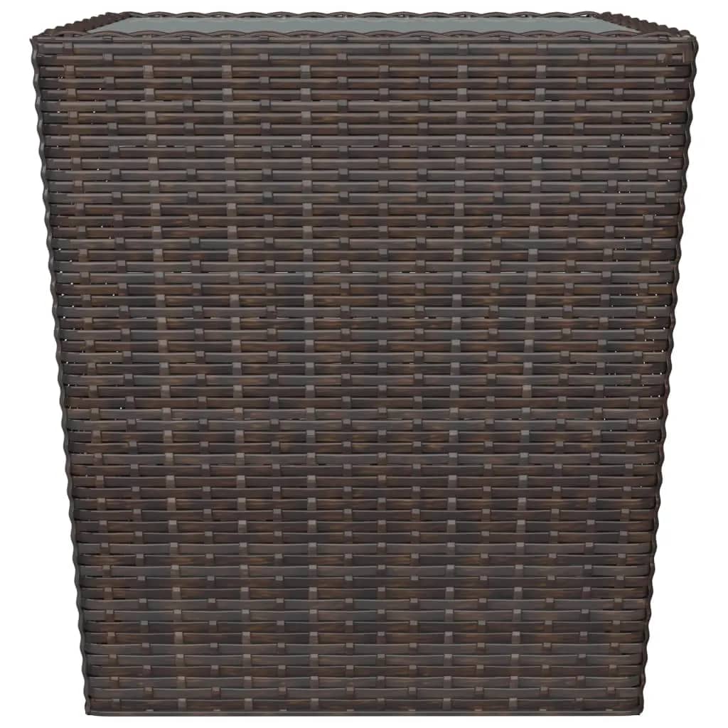 Garden Bistro Set | Brown, Cream White
