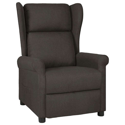 Recliner Chair Taupe Fabric