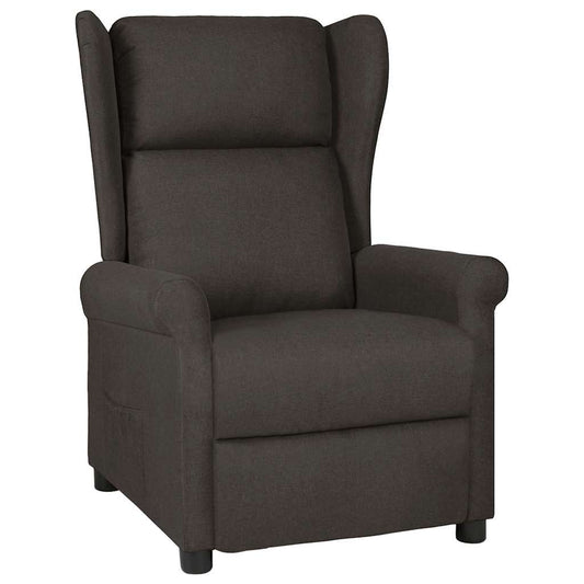 Recliner Chair Taupe Fabric