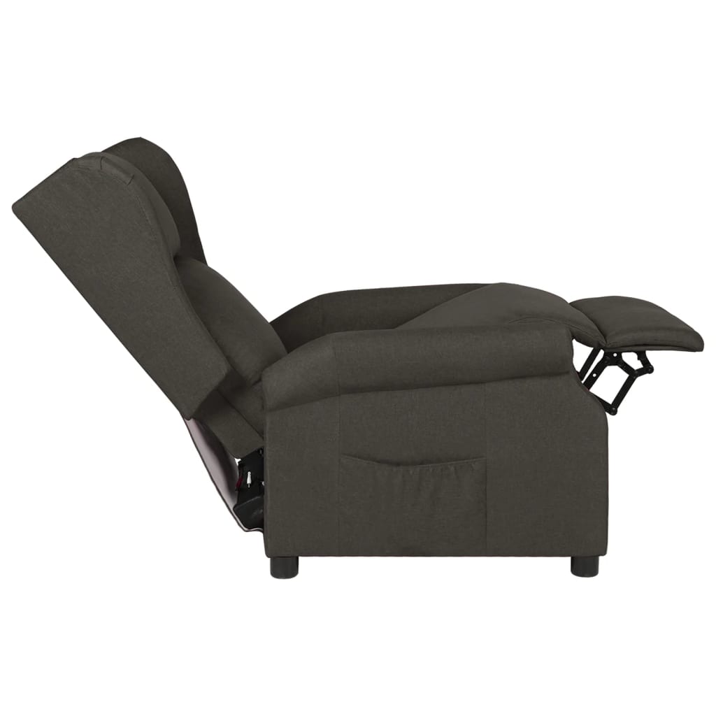 Recliner Chair Taupe Fabric