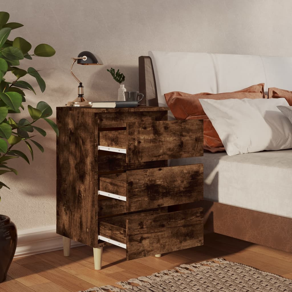 Bed Cabinet | Set of 2 | Smoked oak