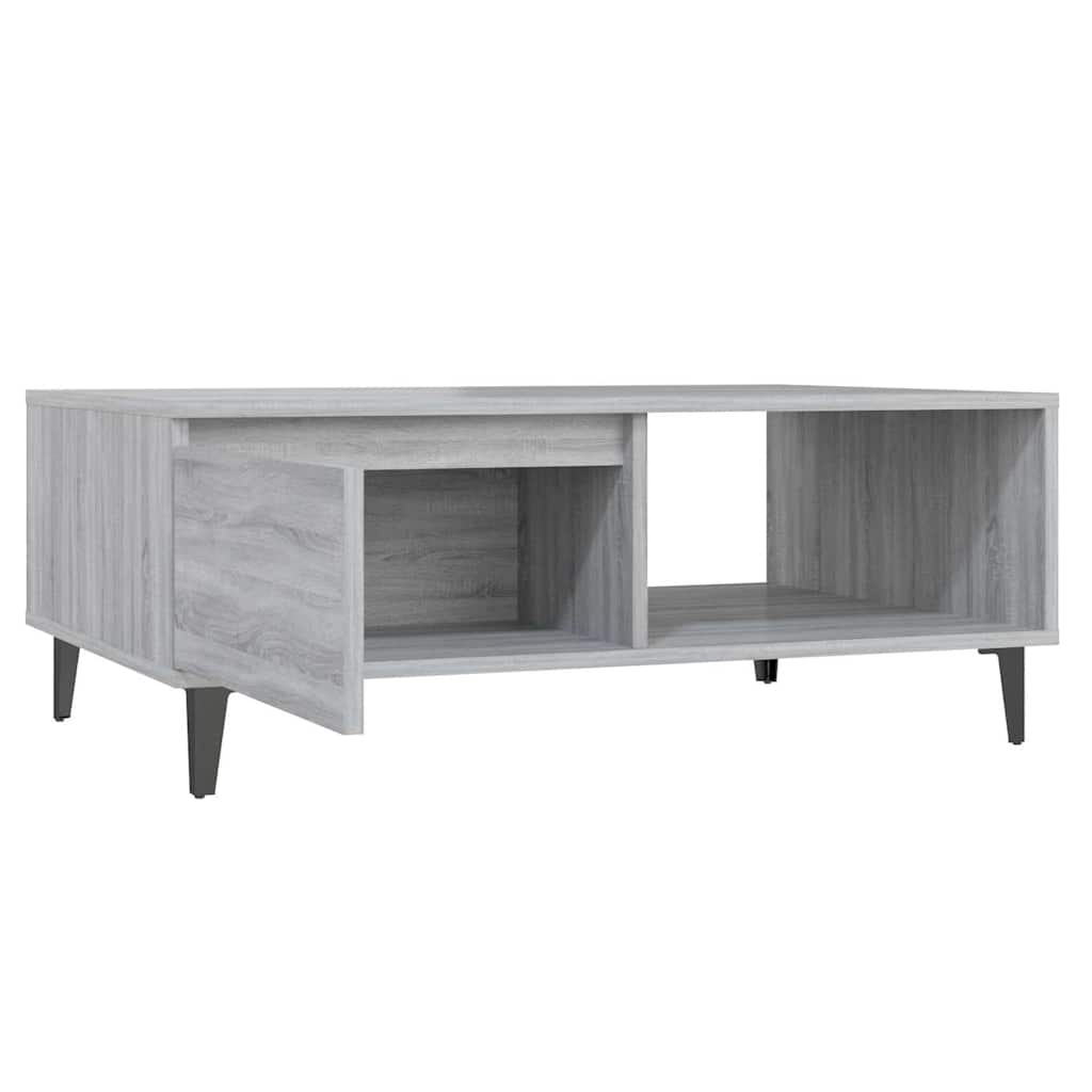 Coffee Table Grey Sonoma 90x60x35 cm Engineered Wood