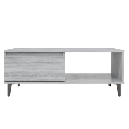 Coffee Table Grey Sonoma 90x60x35 cm Engineered Wood